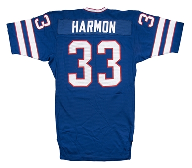 1986-1989 Ronnie Harmon Game Used Buffalo Bills Home Jersey 